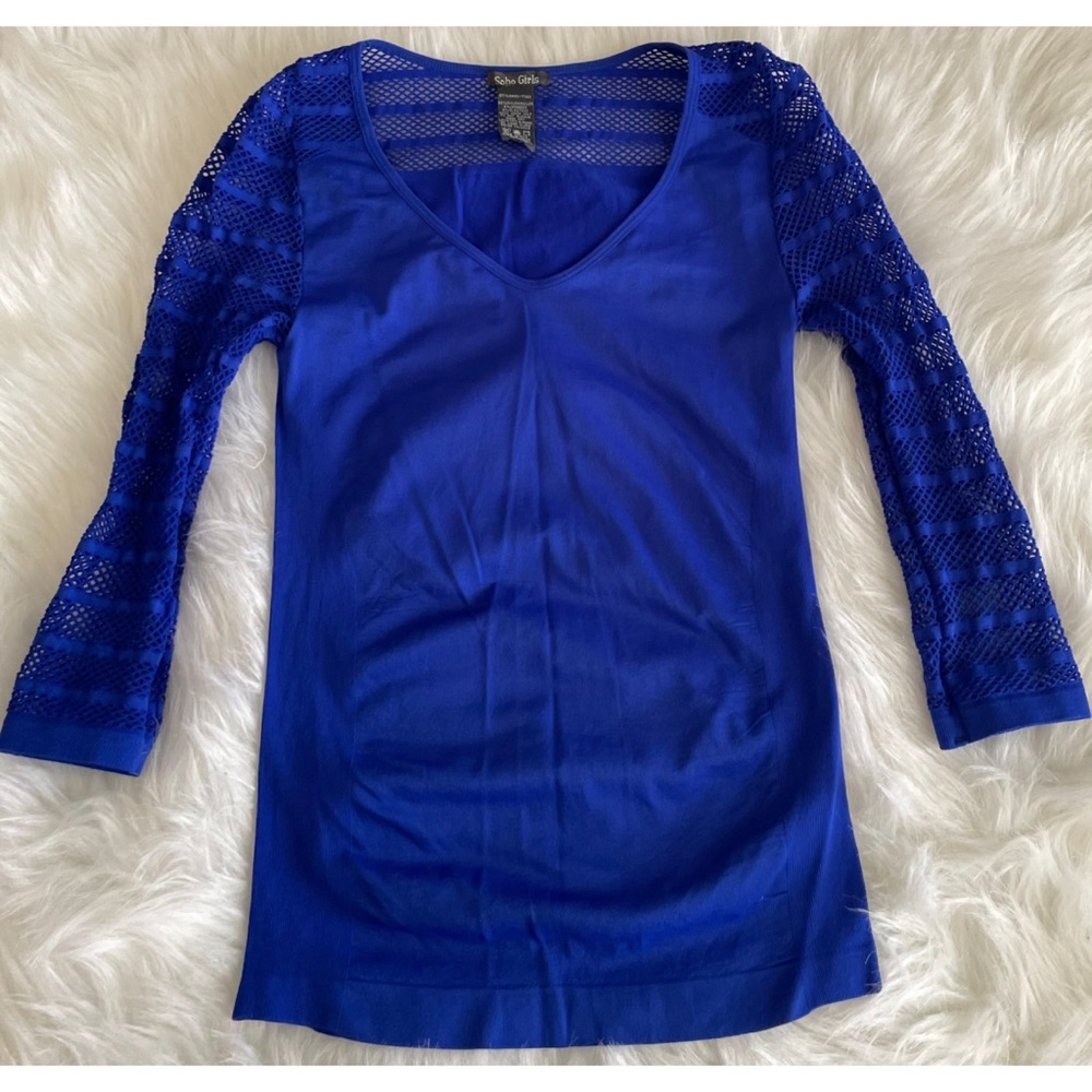 Soho Girl Blue long sleeve top